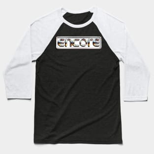 Retro Video Games Encore Logo Pixellated Baseball T-Shirt